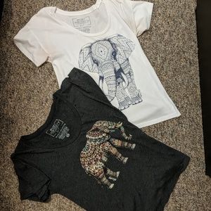 Elephant T-Shirts! Both for $25!